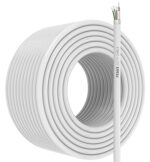 FEDUS 23AWG Pure Copper 3+1 CCTV Camera Coaxial Cable (200-METER)