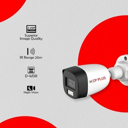 CP PLUS 2.4MP Full Color Bullet Outdoor Security Camera 2.4MP