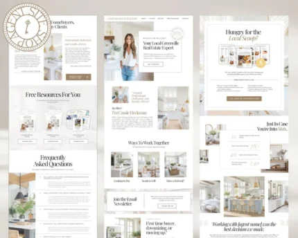 Ready Made Real Estate Website | Real Estate Agent Website Template |