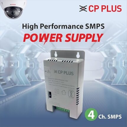CP PLUS 4 Channel CCTV SMPS |12V 3A High Efficiency Adapter