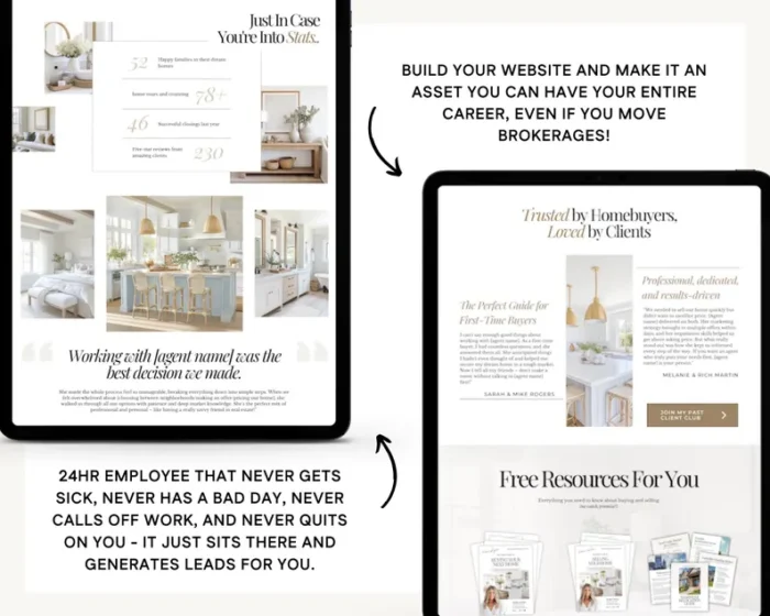 Ready Made Real Estate Website | Real Estate Agent Website Template |