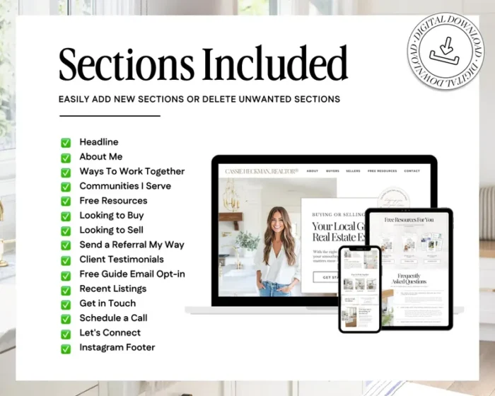 Ready Made Real Estate Website | Real Estate Agent Website Template |