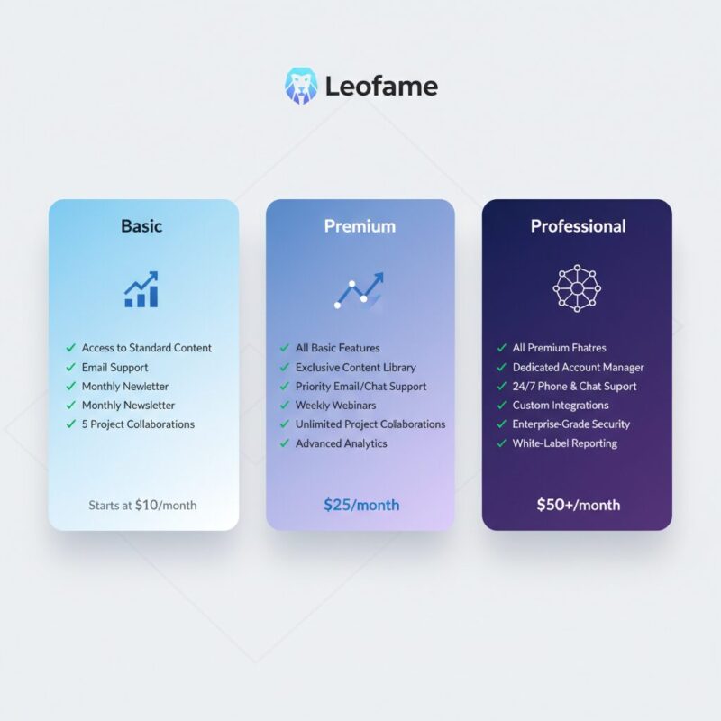 Leofame Subscriptions: Which Plan is Right for You? 2025