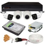 CP Plus 4 Channel HD CCTV Camera Combo Set