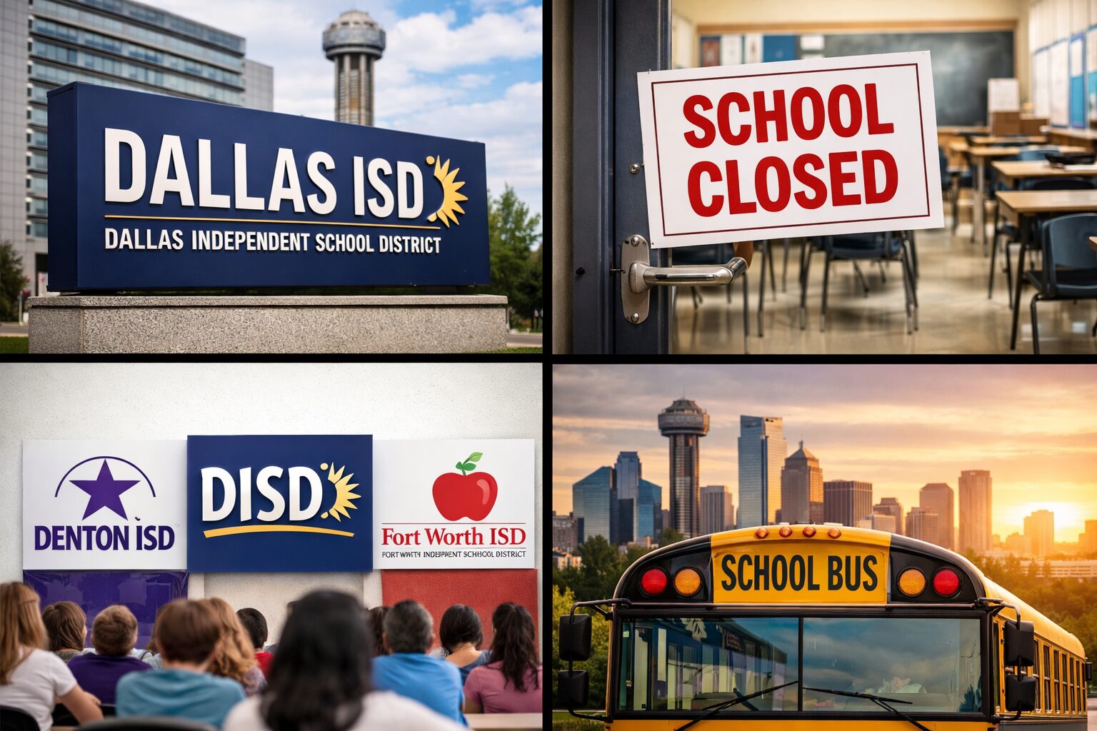 Dallas ISD Explained: School Closures, District Comparison, and the Role of Dallas ISD, Denton ISD & Fort Worth ISD - 2026