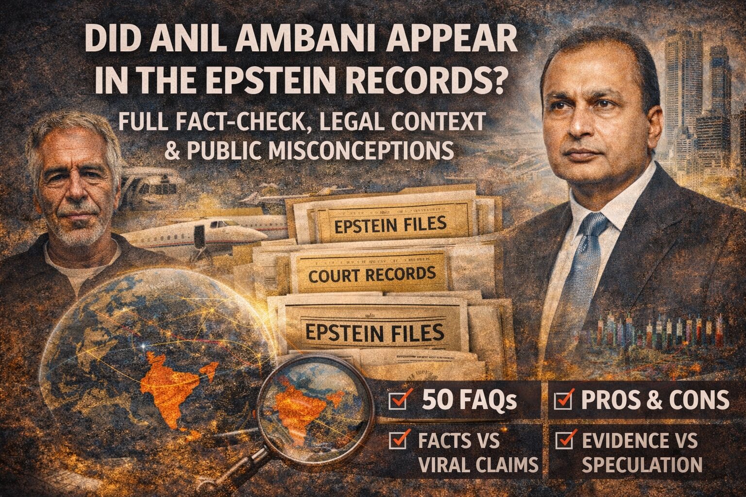 Did Anil Ambani Appear in the Epstein Records? Full Fact-Check, Legal Context & Public Misconceptions - 2026
