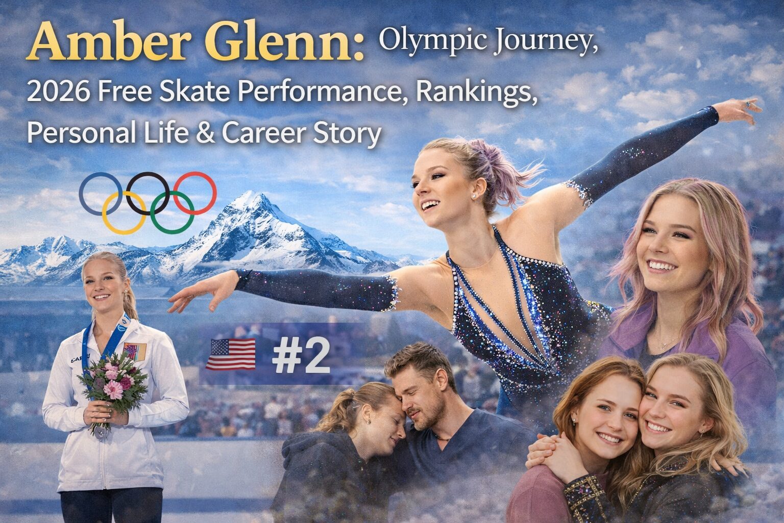 Amber Glenn: Olympic Journey, 2026 Free Skate Performance, Rankings, Personal Life & Career Story