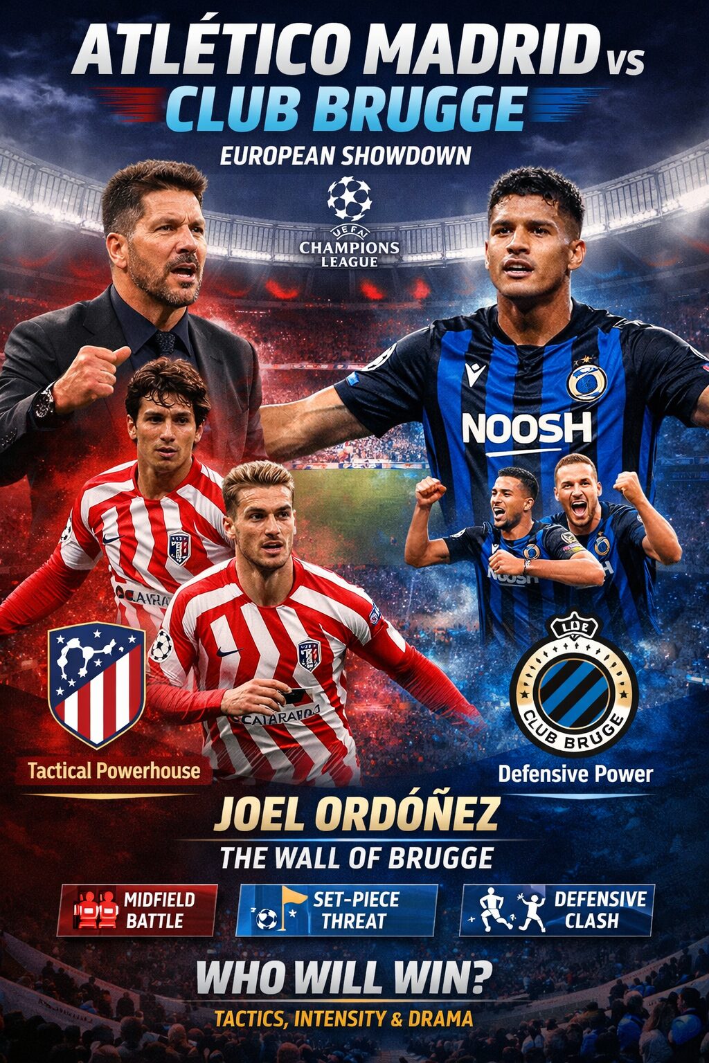 Atlético Madrid vs Club Brugge: Tactical Battle, Key Players & Joel Ordóñez Impact Analysis - 2026