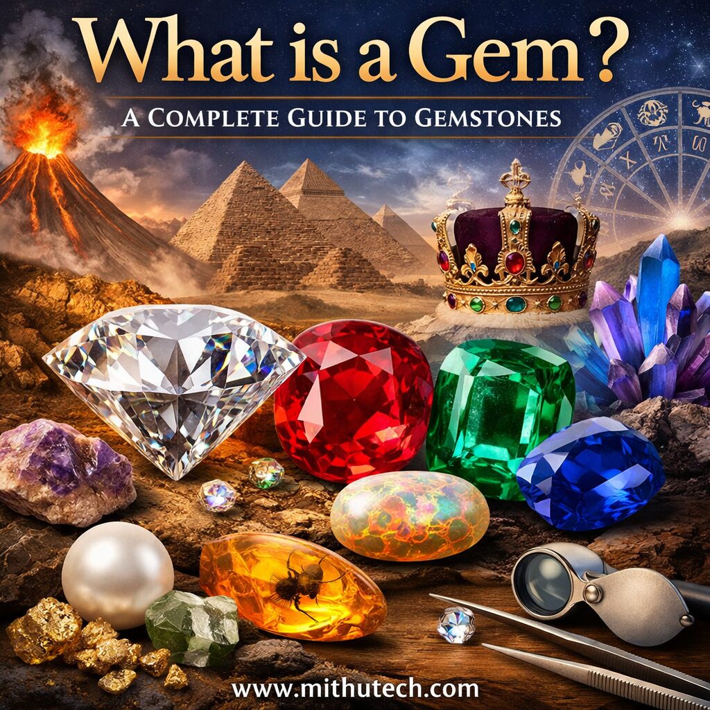 What Is a Gem? A Complete, In-Depth Guide to Gemstones – Meaning, Types, Properties, History, and Modern Uses - 2026