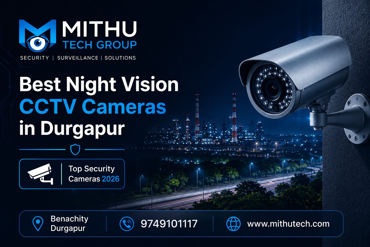 Best Night Vision CCTV Cameras in Durgapur | Top Security Cameras 2026
