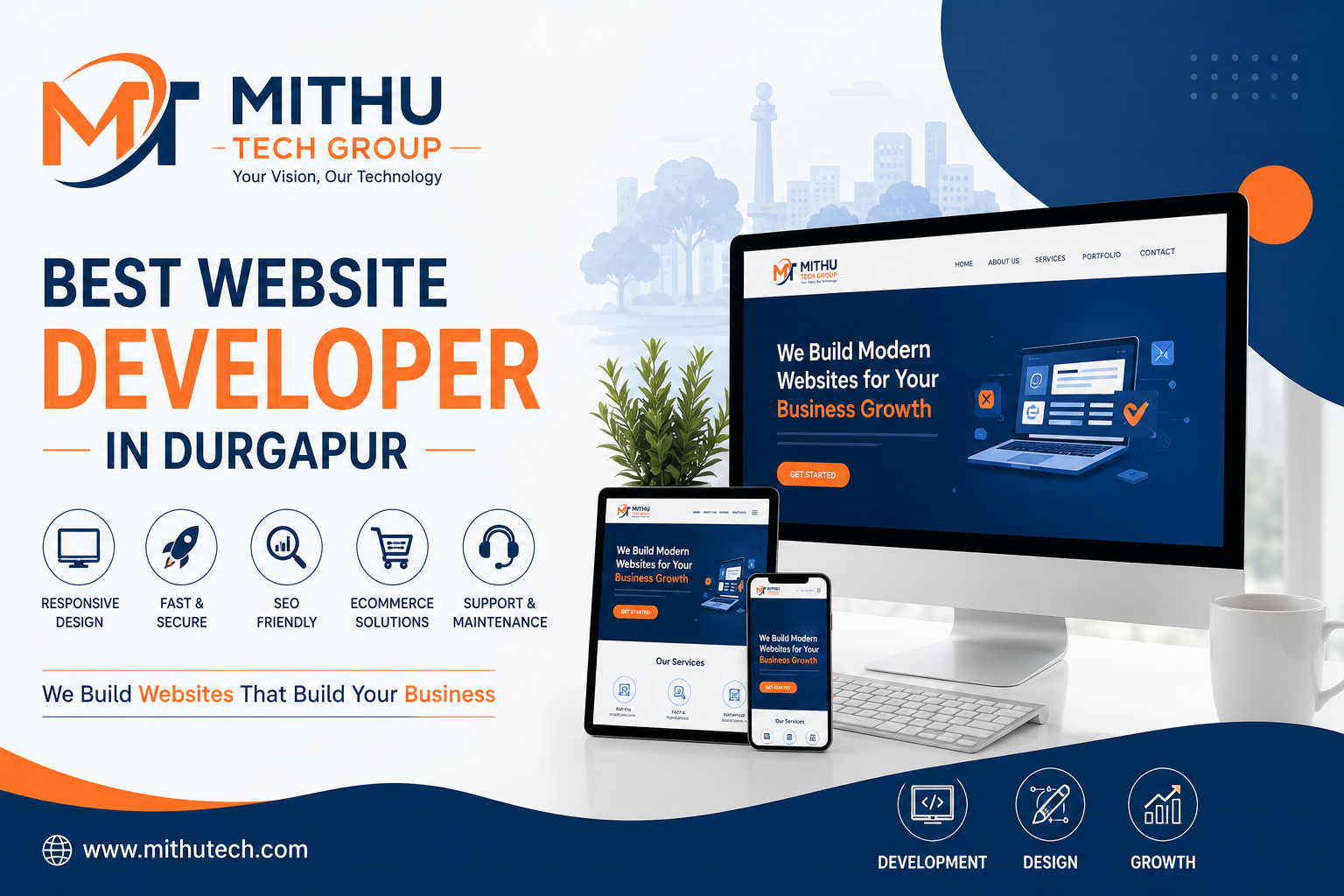 Best Website Developer in Durgapur – Professional Website Development Services by Mithu Tech Group (2026 Guide)