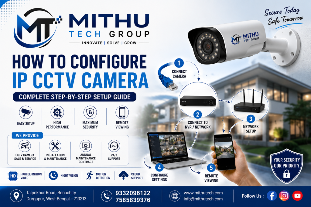 How to Configure IP CCTV Camera – Complete Step-by-Step Setup Guide (2026)