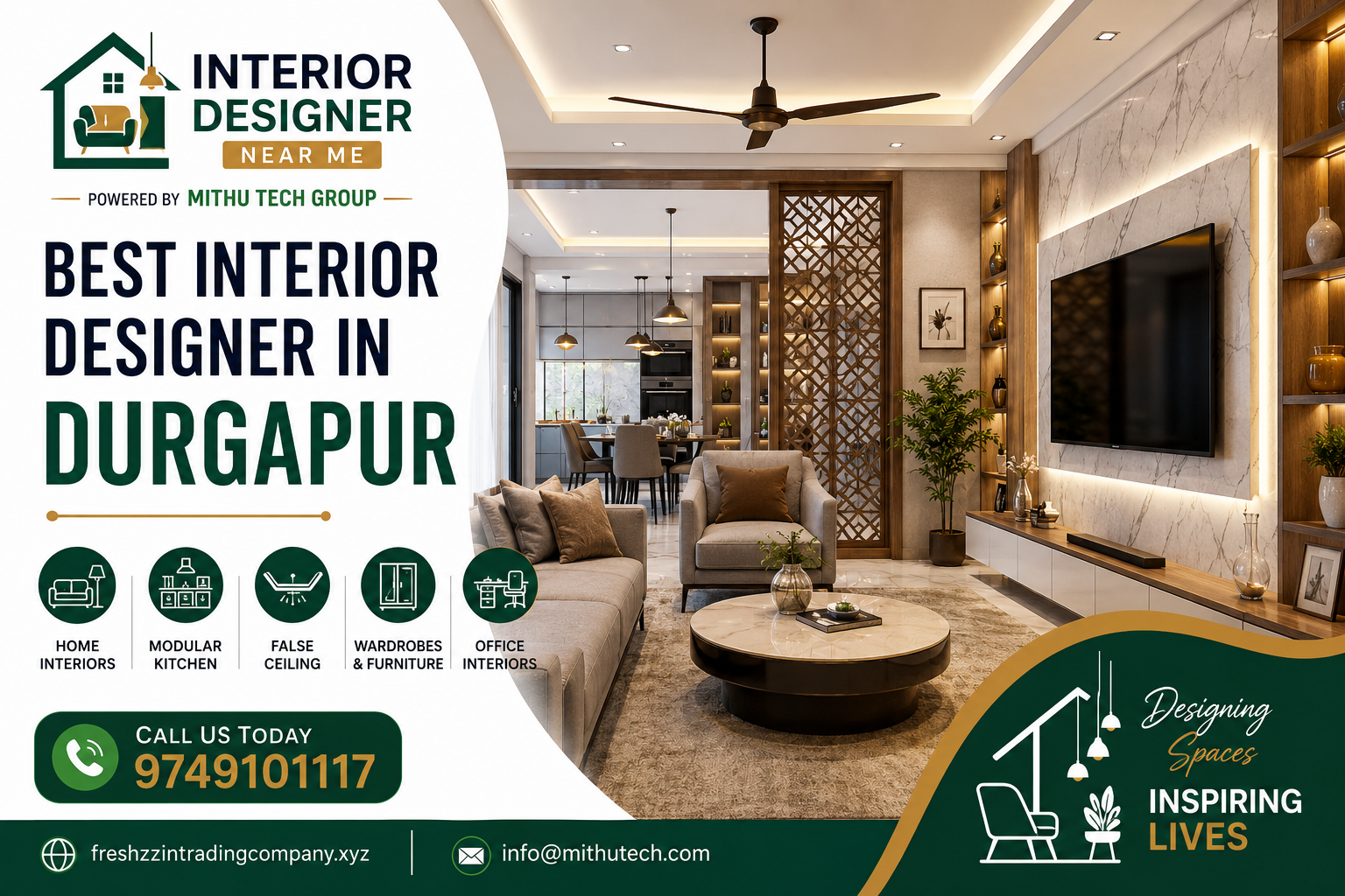 Interior Designer Near Me | Best Interior Designer in Durgapur | Home & Office Interior Experts Powered by Mithu Tech Group - 2026