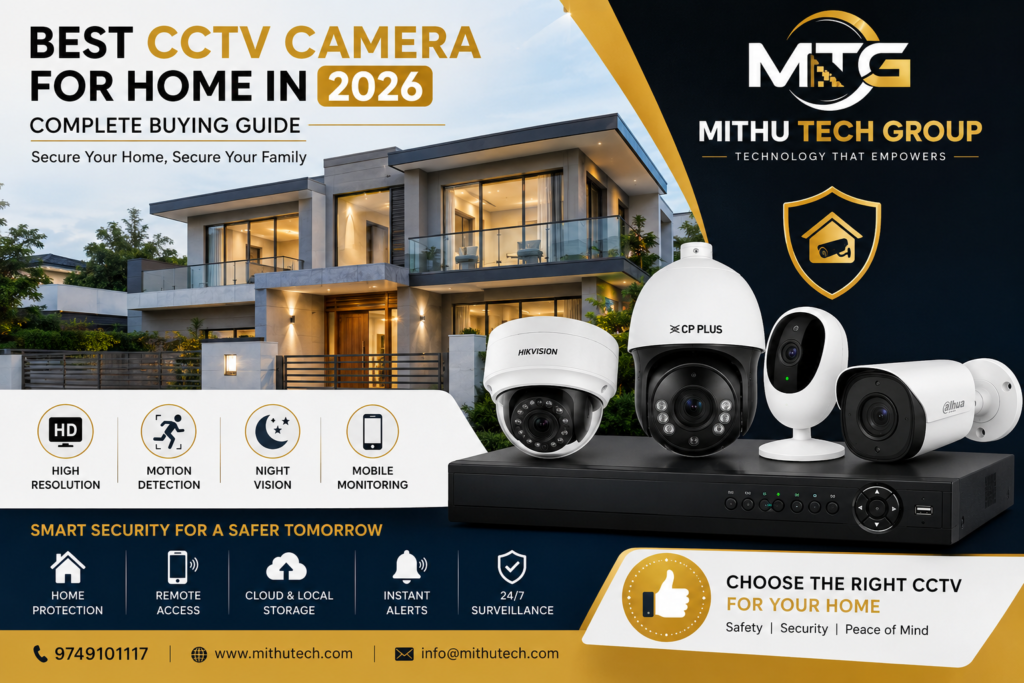 Best CCTV Camera for Home in 2026 – Complete Buying Guide | Home Security CCTV Installation