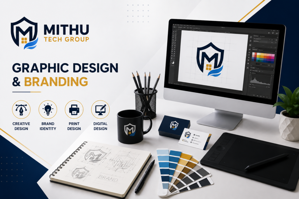 mithu tech group graphics desine and branding
