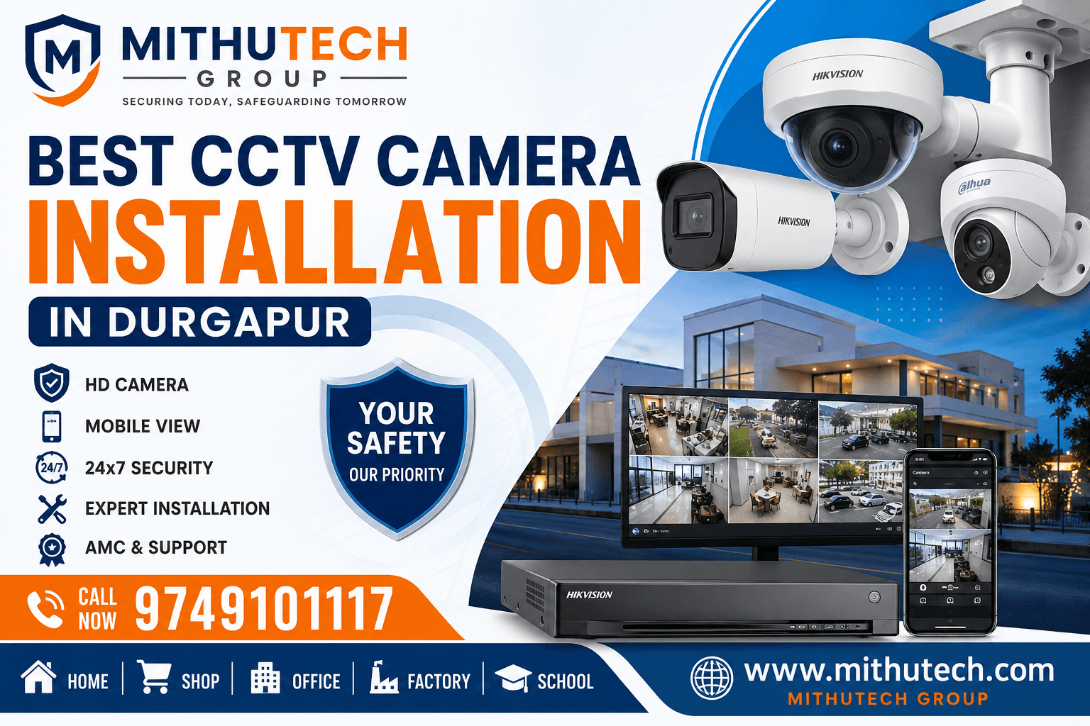 Best CCTV Camera Installation in Durgapur | Affordable CCTV Dealer & Installation Services - 2026