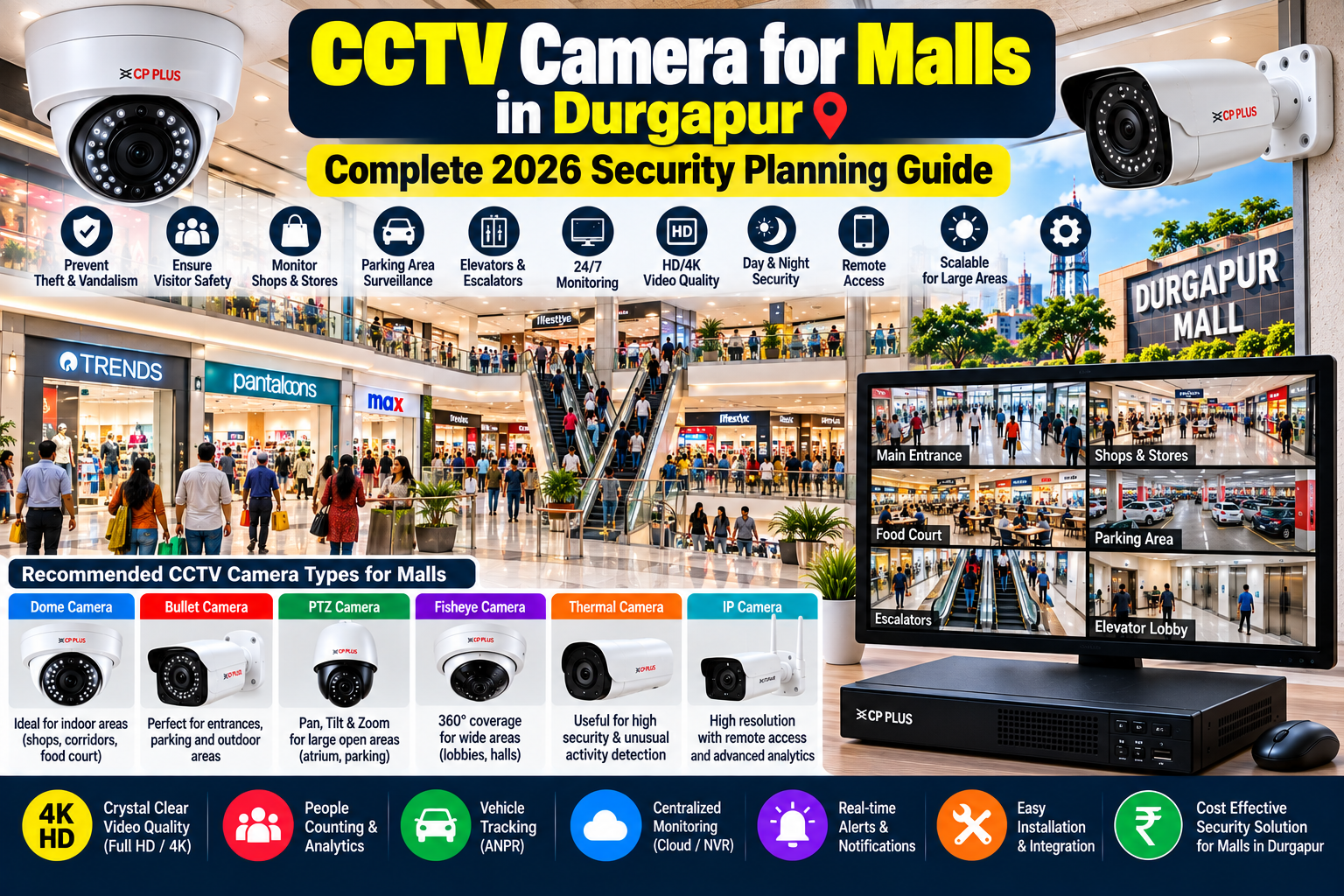 CCTV Camera for Malls in Durgapur: Complete 2026 Security Planning Guide 1 CCTV Camera for Malls in Durgapur: Complete 2026 Security Planning Guide