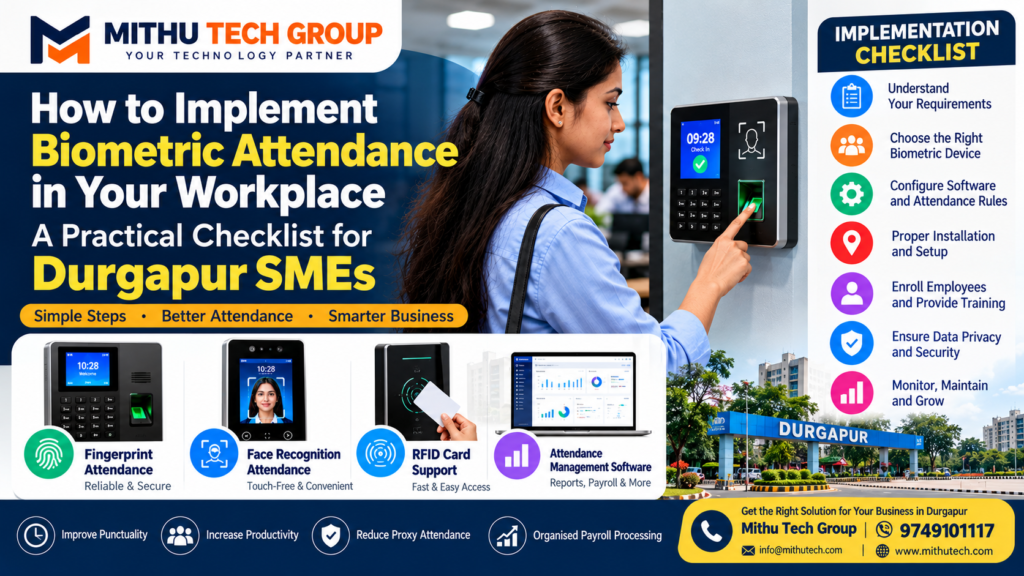 How to Implement Biometric Attendance in Your Workplace: A Practical Checklist for Durgapur SMEs (2026 Guide)