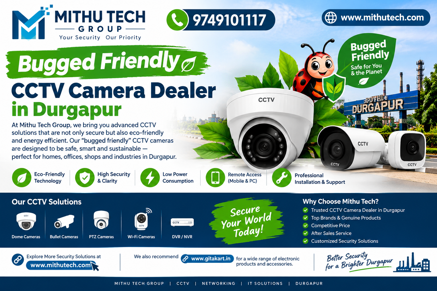 Budget-Friendly CCTV Camera Dealer in Durgapur: Affordable Security Solutions for Homes, Shops, Offices and Industries 1 Budget-Friendly CCTV Camera Dealer in Durgapur: Affordable Security Solutions for Homes, Shops, Offices and Industries