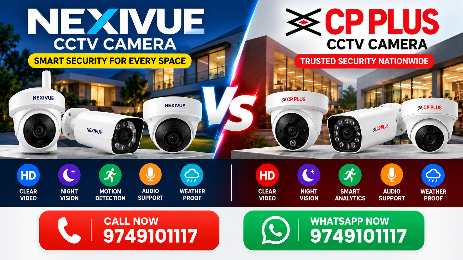NEXIVUE vs CP PLUS CCTV Camera 2026 | Mithu Tech Group 1 NEXIVUE vs CP PLUS CCTV Camera 2026 | Mithu Tech Group