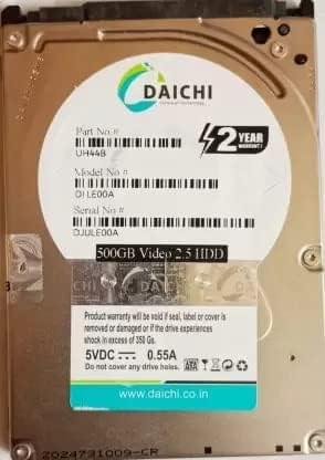 500GB Internal Hard Drive – 3.5" SATA HDD for Desktop PC and DVR Storage